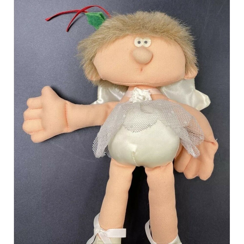 Vintage 1984 Hallmark Somebuddies Angel Ballerina Plush Small Christmas Gift